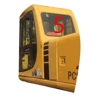 Chiều cao 580mm Chiều cao 5mm Cabin KOMATSU Dày 5mm Mặt sau bằng kính SỐ 5
