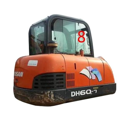 DH60-7 DH55 Kính máy xúc mini cường lực năng lượng mặt trời 55V-WV DOOSAN