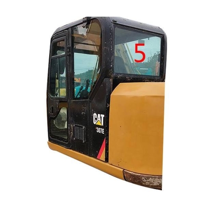 Cabin máy xúc CATERPILLAR Cabin Kính mặt sau Vị trí số 5 Kính chắn gió Kính cường lực