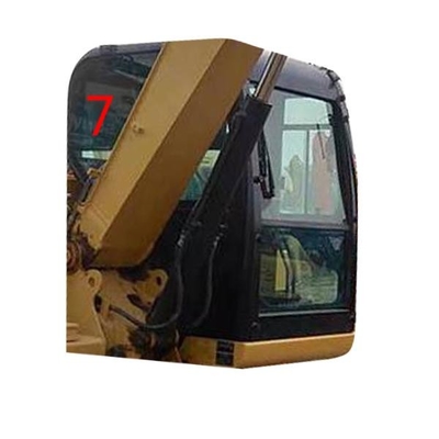 Cửa sổ bên phải CATERPILLAR Cab Glass White Digger Thay thế cửa sổ