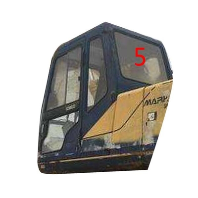Mặt sau Máy xúc cường lực Mặt sau Kính cabin KOBELCO Vị trí số 5 Thay thế kính chắn gió