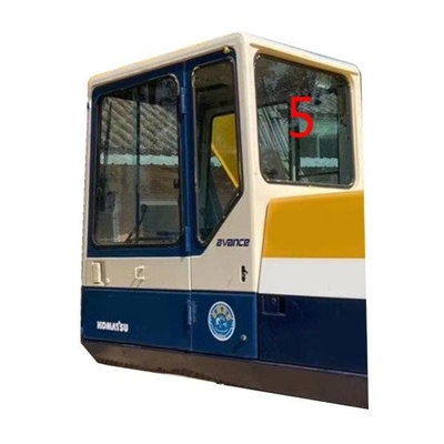 Máy xúc kính cabin KOMATSU chống uốn cong Thay thế cửa sổ mặt sau
