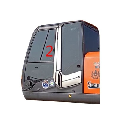 Vị trí thẳng Cửa trái Máy xúc thay thế Kính dày 4mm