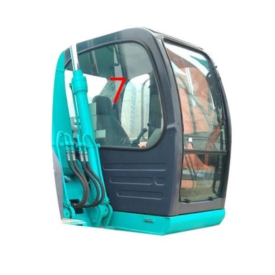 Mặt phải Kính chắn gió KOBELCO Tùy chỉnh Kính chắn gió Kính máy xúc mini màu xanh lá cây