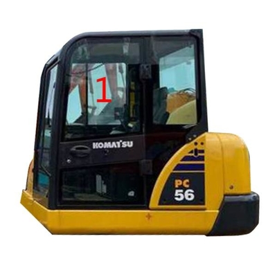 PC56-7 PC56 KOMATSU Kính cabin Vị trí bên trái SỐ 1 Kính lớn Dày 5mm