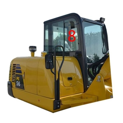 PC56-7 PC56 KOMATSU Thay thế cửa sổ máy xúc KOMATSU Vị trí bên phải số 8