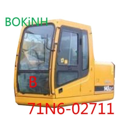 71N6-02711 HYUNDAI Máy xúc kính trước Cabin Kính cường lực Vị trí xuống B Kính chắn gió