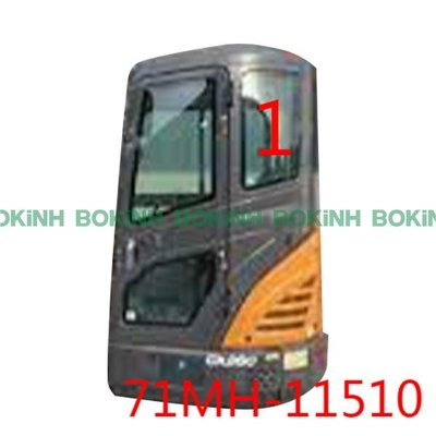 71MH-11510 HYUNDAI Máy xúc kính phía trước Cửa sổ Cabin Phía bên trái Vị trí phía trên SỐ 1 Được cường lực