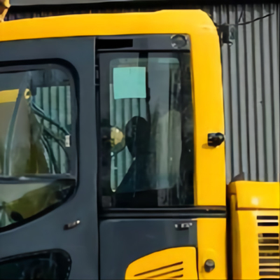 22B-54-28341 KOMATSU Cabin Máy xúc Kính cường lực Cửa trái Vị trí phía sau SỐ 4
