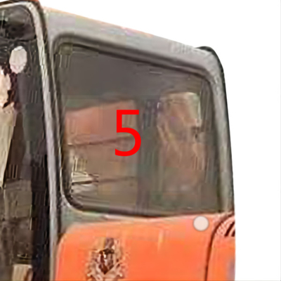 4457180 Máy xúc HITACHI Cửa sổ kính cường lực Kính cường lực Vị trí mặt sau SỐ 5