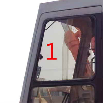 4457173 Máy xúc HITACHI Kính cabin Cửa sổ nghiêng bên trái Vị trí bên trái Kính cường lực SỐ 1