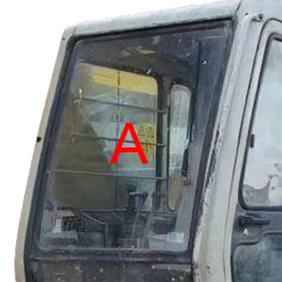 Mặt trước Máy xúc kính KATO Thay thế kính Mini Digger