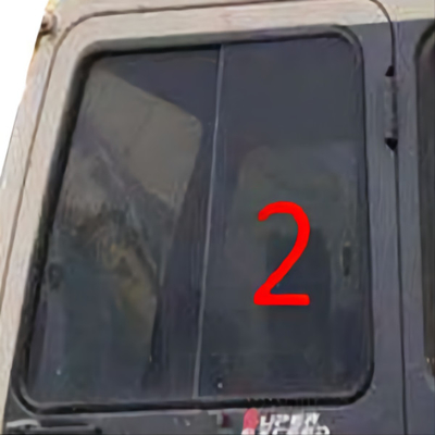 KATO Digger Window Thay thế Kính chắn gió Mặt trái Kính cường lực