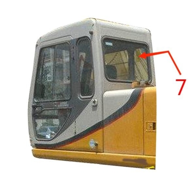 Bên phải Máy xúc Cửa sổ Kính chắn gió Kính cường lực