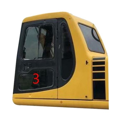 Cabin máy xúc ISO KOMATSU Cabin Kính cửa trái Vị trí phía dưới SỐ 3