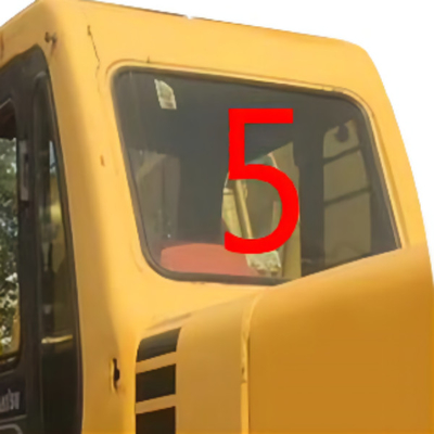 Chiều cao 580mm Chiều cao 5mm Cabin KOMATSU Dày 5mm Mặt sau bằng kính SỐ 5
