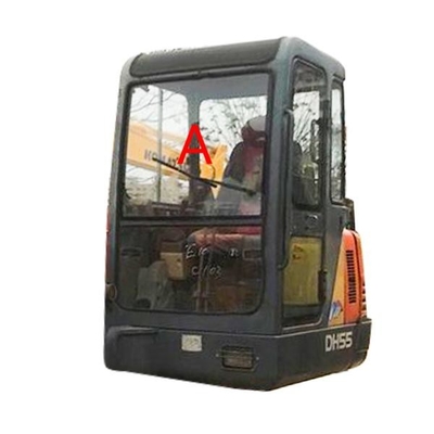 Mặt kính cabin máy xúc DAEWOO DH55 Vị trí phía trước A dày 5mm