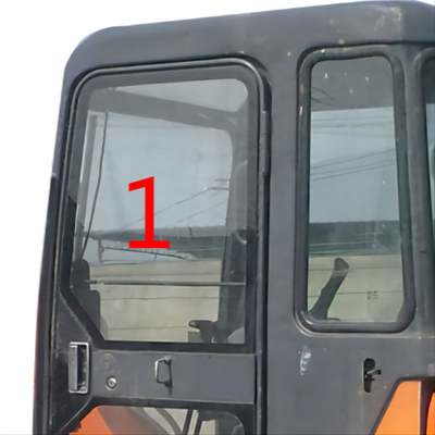 Mặt trái của DAEWOO DH55 Máy xúc Volvo Kính chắn gió dày 5mm