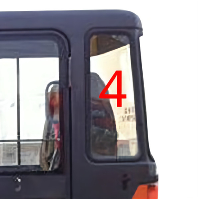 Máy xúc DAEWOO DH55 Kính chắn gió phía sau Thay thế kính cường lực