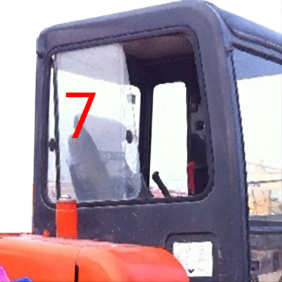 DOT DAEWOO DH55 Máy xúc Komatsu Cab Glass Vị trí bên phải SỐ 7