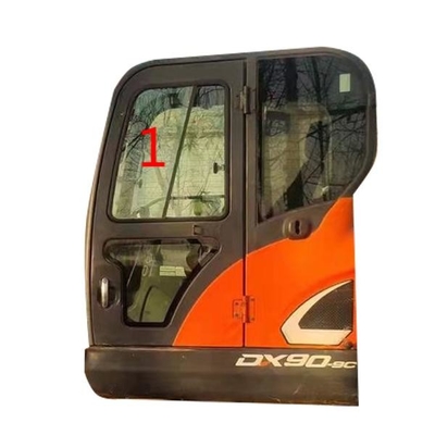 DX70 DX90-9C Cabin máy xúc Mặt bên trái Vị trí nghiêng Kính chắn gió SỐ 1