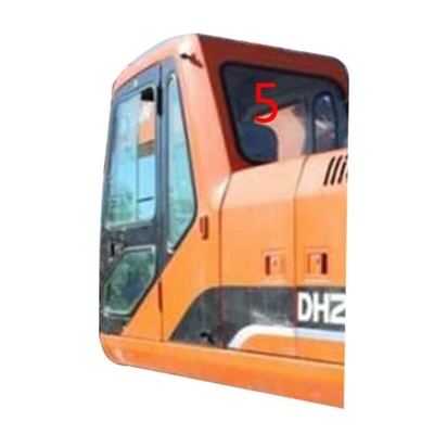 DH215-9 Cabin Máy xúc DOOSAN Kính cường lực Mặt sau Thay thế Cửa sổ Mặt sau