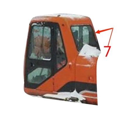 FCC DOOSAN Digger Glass Thay thế Kính chắn gió Mặt phải Kính cửa sổ