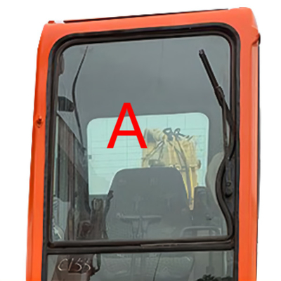 DX225LC-7 DX150LC-7 Thay thế kính chắn gió cho máy xúc DOOSAN Vị trí phía trước A