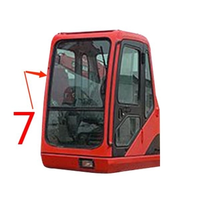 FCC DOOSAN Digger Glass Thay thế Kính chắn gió Mặt phải Kính cửa sổ