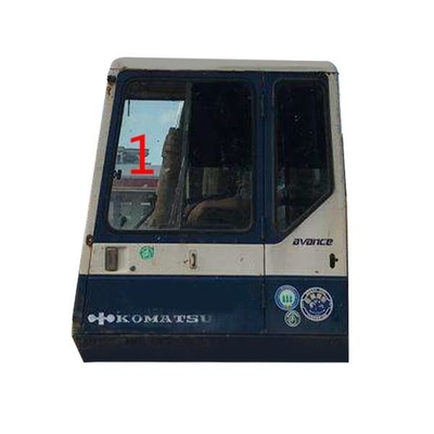 Sức mạnh tác động cao KOMATSU Cab Kính Máy xúc Trái Cửa Thay thế Cửa sổ