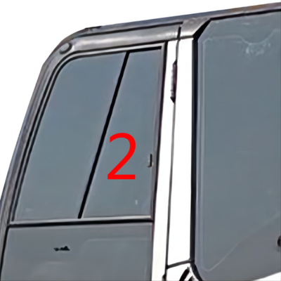 Vị trí thẳng Cửa trái Máy xúc thay thế Kính dày 4mm