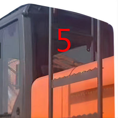 Kính cabin máy xúc HITACHI cường lực 5mm Thay thế cửa sổ mặt sau