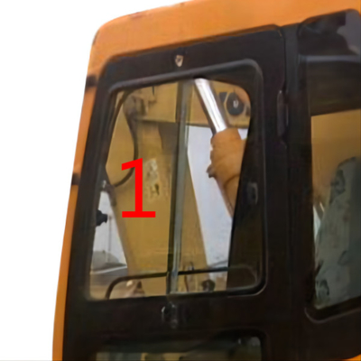R225-7LC R140-7LC Kính chắn gió Kính cường lực Máy xúc HYUNDAI Bên trái Vị trí nghiêng SỐ 1