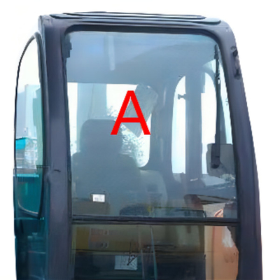 Kính chắn gió cường lực Máy xúc KOBELCO Kính phía trước Vị trí A
