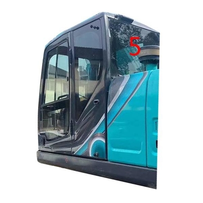 Kính máy xúc KOBELCO màu trắng Vị trí mặt sau Số 5 Kính chắn gió Kính cường lực nghiêng