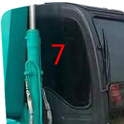 KOBELCO Máy xúc Cabin Máy đào Kính thay thế Kính chắn gió Kính cường lực lớn