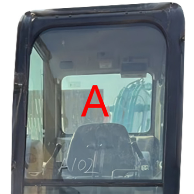 E320C E320D CATERPILLAR Cab Kính phía trước Vị trí Kính chắn gió cường lực
