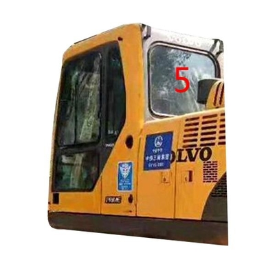 Cabin Máy xây dựng kính chắn gió VOLVO chống uốn