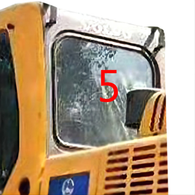 Cabin Máy xây dựng kính chắn gió VOLVO chống uốn