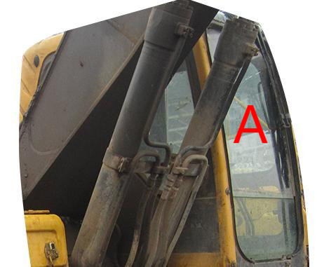 EC210B EC360B VOLVO Kính chắn gió Máy xây dựng cabin Mặt trước