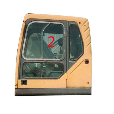 Máy xúc EC210B Cửa sổ thay thế Cửa trái Vị trí số 2 Kính cường lực tùy chỉnh