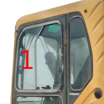 Máy xúc EC240B VOLVO Kính chắn gió Máy xây dựng kính Cabin Bên trái