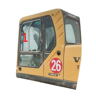 Máy xúc EC240B VOLVO Kính chắn gió Máy xây dựng kính Cabin Bên trái