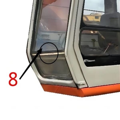 EX-1 EX120-1 EX200-1 Kính máy xúc HITACHI Vị trí bên phải Kính cường lực số 8