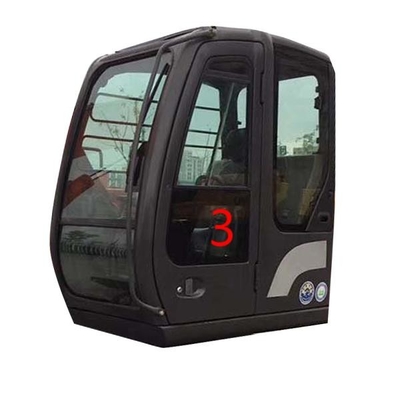 Chống uốn HITACHI Máy xúc Kính cường lực Cửa trái Vị trí phía dưới SỐ 3