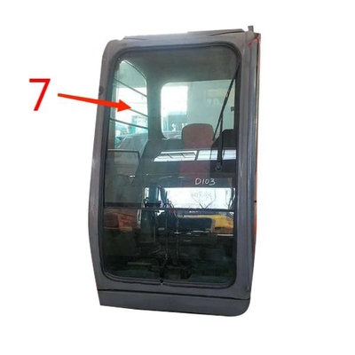 Ổn định nhiệt tốt Cabin Máy xúc Kính bên phải Kính cường lực lớn