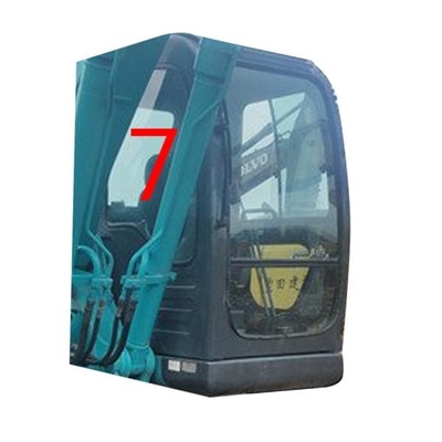 SK-6 SK-8 SK230-6 Kính máy xúc KOBELCO Vị trí bên phải Kính chắn gió SỐ 7 Kính cường lực