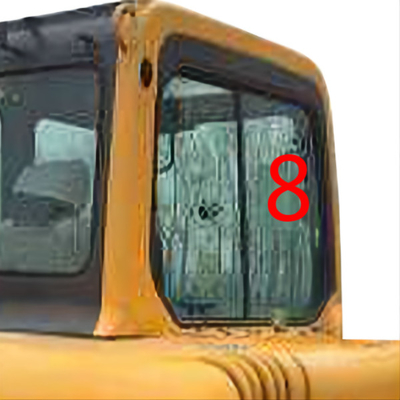 RoHS Volvo Excavator Kính chắn gió Vị trí bên phải Số 8