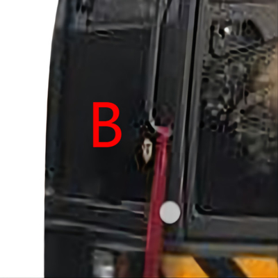 VOLVO Kính chắn gió Máy xúc Thay thế ISO Kính cường lực Cửa sổ Mặt trước Vị trí B
