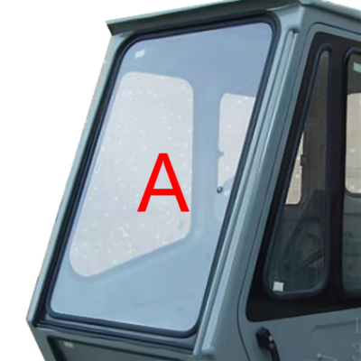 Máy xây dựng KATO Kính phía trước Vị trí Kính chắn gió